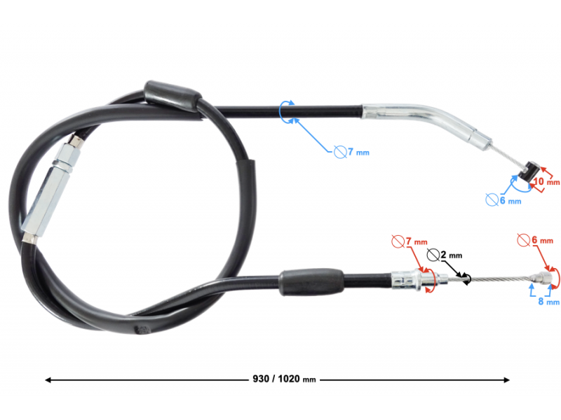 Clutch cable Cafe Racer 50 Clutch cable Cafe Racer 50