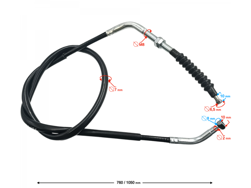Clutch cable Naked 125