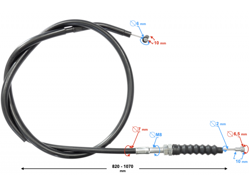 (WHOLESALE) Clutch cable Stratos 125