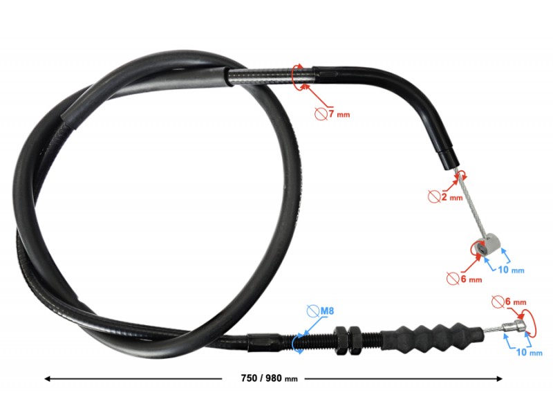(WHOLESALE) Clutch cable VOGE 300DS (320240547-0001)