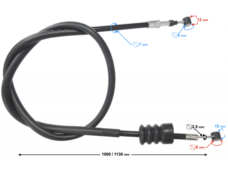 (WHOLESALE) Clutch cable VOGE 650DS (320240533-0001)