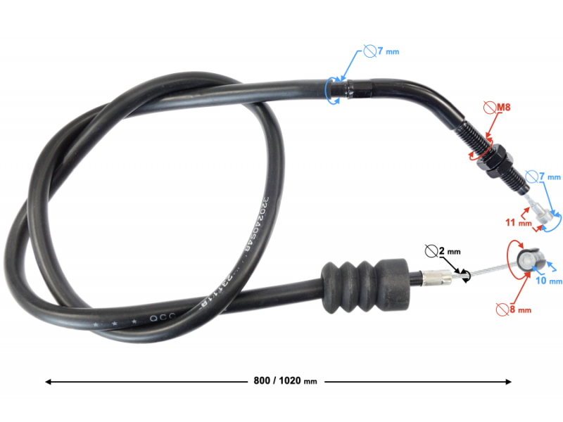 Clutch cable VOGE 525DSX