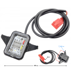 Licence plate lamp Naked 50