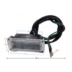 license plate lamp Volcano 50