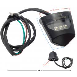License plate lamp Street-R 125
