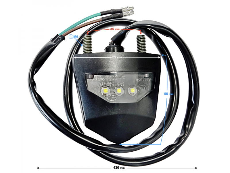 VOGE SR125 license plate lamp
