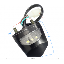 License plate light VOGE 525ACX