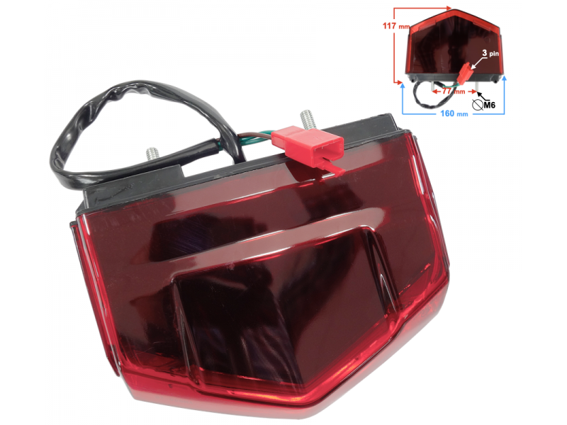 Rear lamp Naked 50