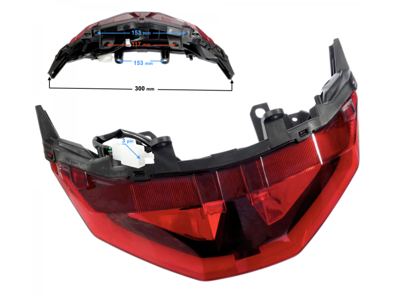 Rear lamp X-trail 125