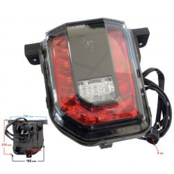 Lampa tylna lewa Hisun Forester 750 Lampa tylna lewa Hisun Forester 750