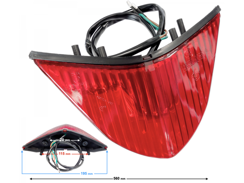 Rear lamp Street-R 125 Rear lamp Street-R 125