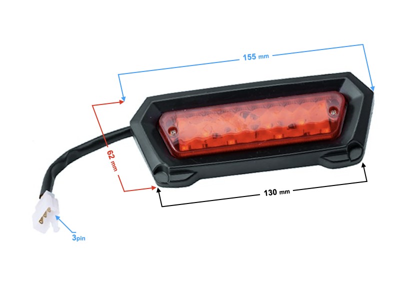 Rear lamp for ATV Eagle and Force