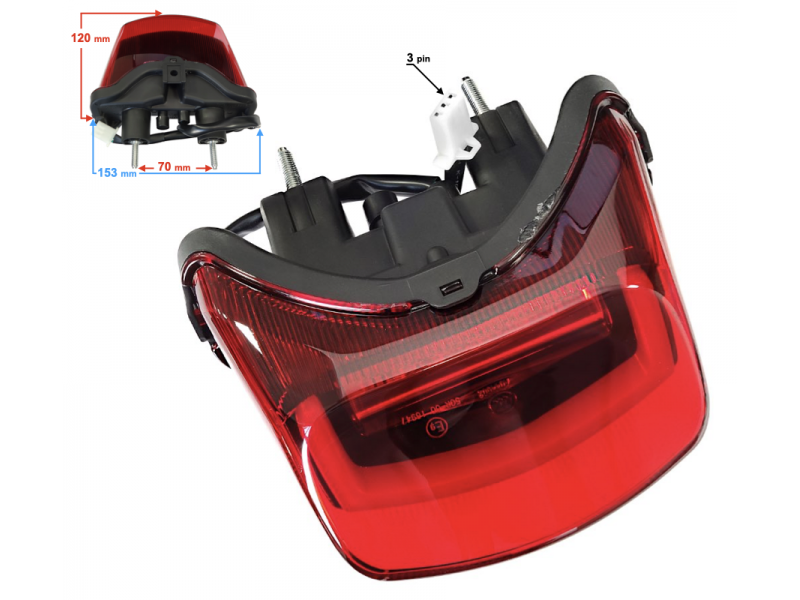 rear lamp VOGE 300AC