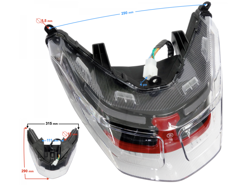Rear lamp VOGE SR125