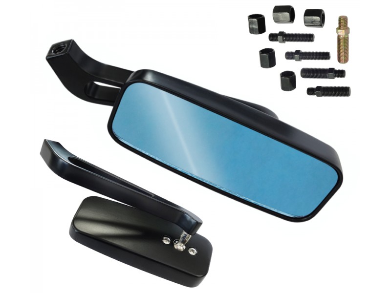 Mirrors chopper cruiser M8 M10 universal without homologation