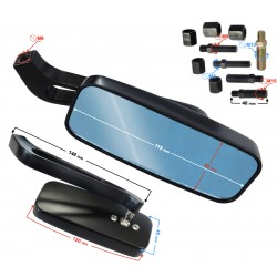 Mirrors chopper cruiser M8 M10 universal without homologation