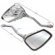 Chrome-plated mirrors M10 frame without approval