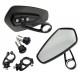 Naked street mirrors assembled on handlebar universal without homologation