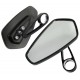 Naked street mirrors assembled on handlebar universal without homologation