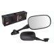 R + R mirrors for motorcycle on wind deflector with homologation