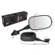 R + R mirrors for motorcycle on wind deflector with homologation