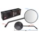 R + R mirrors (thread diameter 10mm) for Ranger Classic moped - black with homologation
