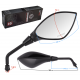 R + R Mirrors, black (thread diameter 10mm) for moped - MRT 1106 with homologation R + R Mirrors, black (thread diameter 10mm) for moped - MRT 1106 with homologation