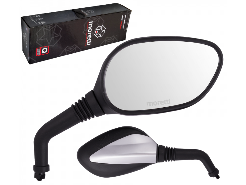 Mirrors L + R (thread diameter 8mm) for scooter Rocky with homologation