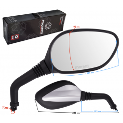Mirrors L + R (thread diameter 8mm) for scooter Rocky with homologation Mirrors L + R (thread diameter 8mm) for scooter Rocky with homologation