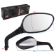 Mirrors L + R (thread diameter 8mm) for scooter Rocky with homologation