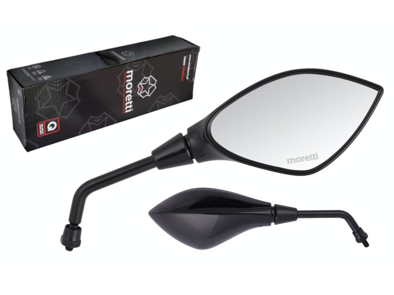 Mirrors L + R (thread diameter 8mm) for scooter with homologation