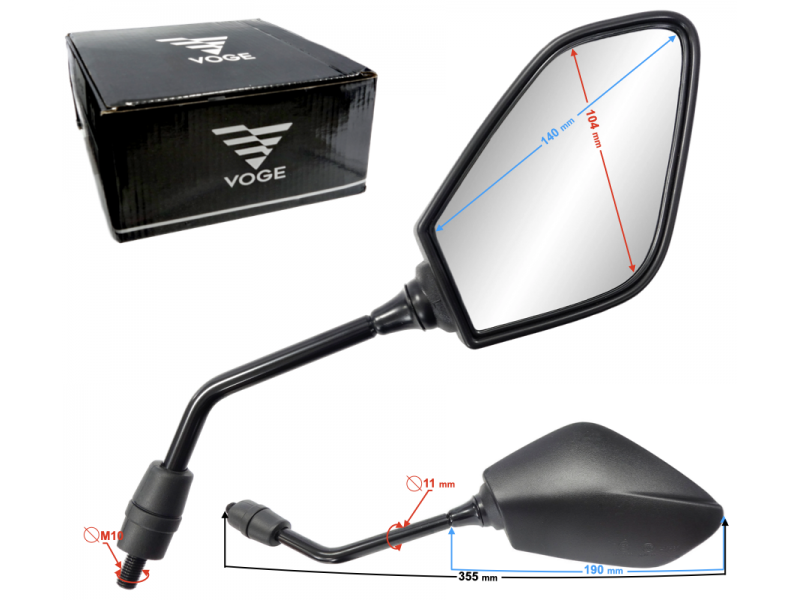 Mirrors VOGE 300 Rally