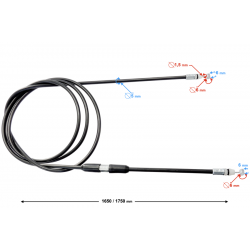 Seat cable X-trail 125