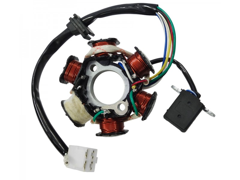 Magneto set with spark gap Magneto set with spark gap
