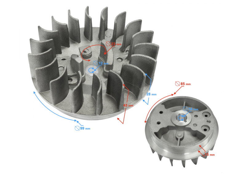 Magneto - flywheel for Pocket Bike