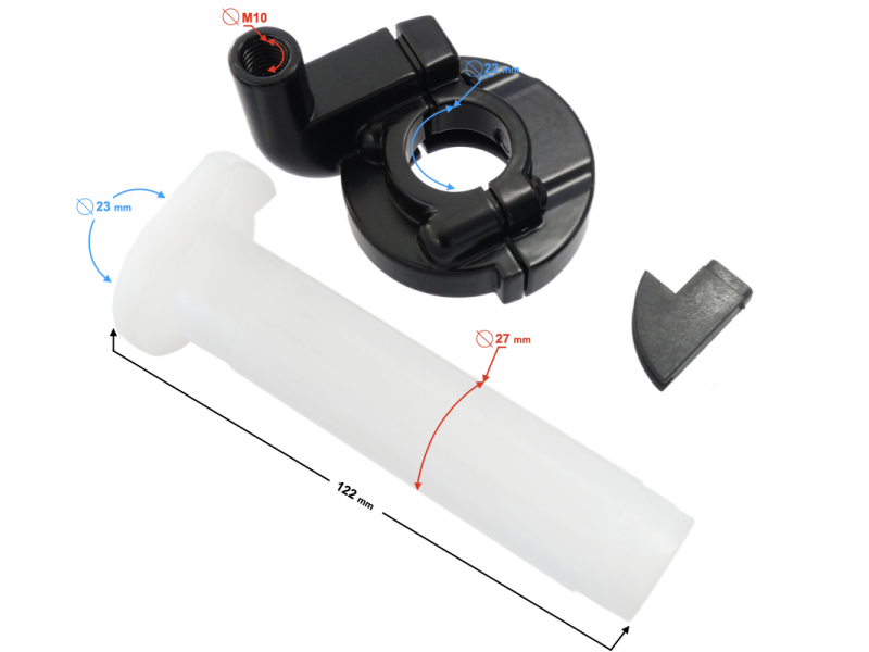 Gas grip right NXT 125/150/250