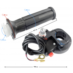 Gas corps, gas grip Pocket Bike