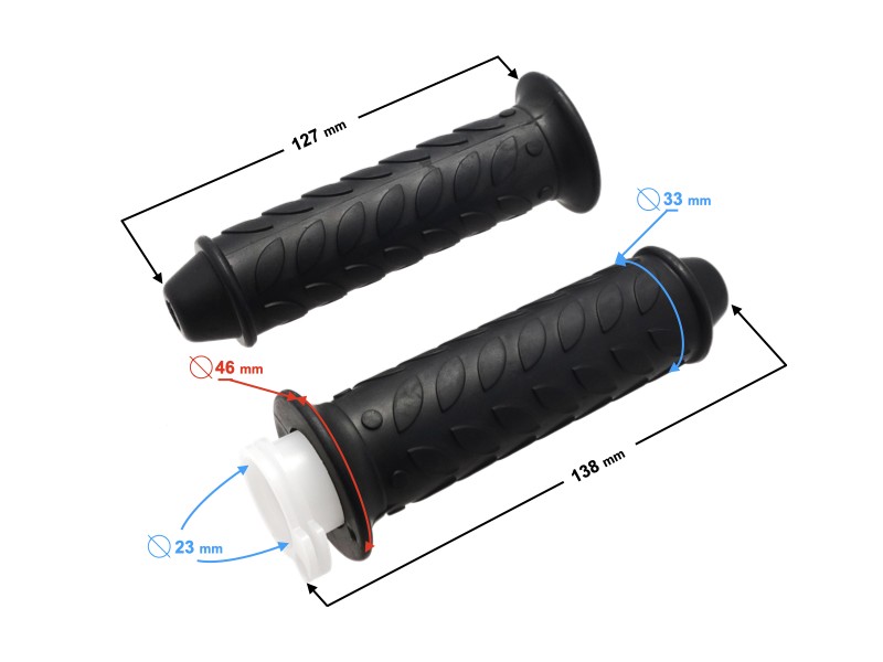 Left + right shifters set MR70