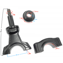 Handlebar mounting set Naked 50