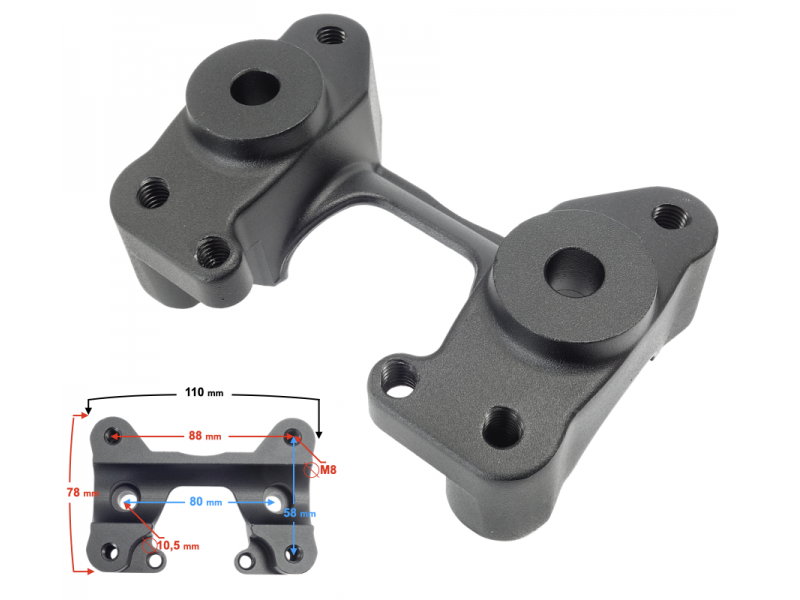 Handlebar mount down Stratos 125