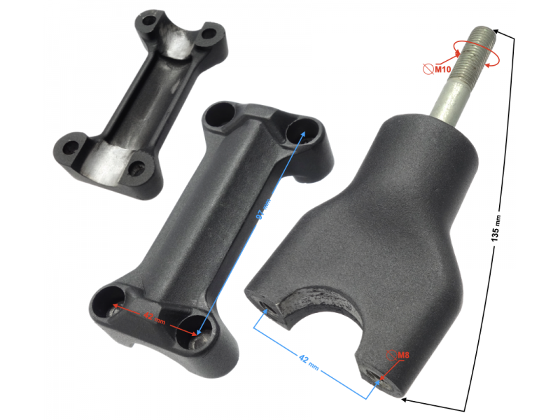 Handlebar mount VOGE 300 AC Handlebar mount VOGE 300 AC