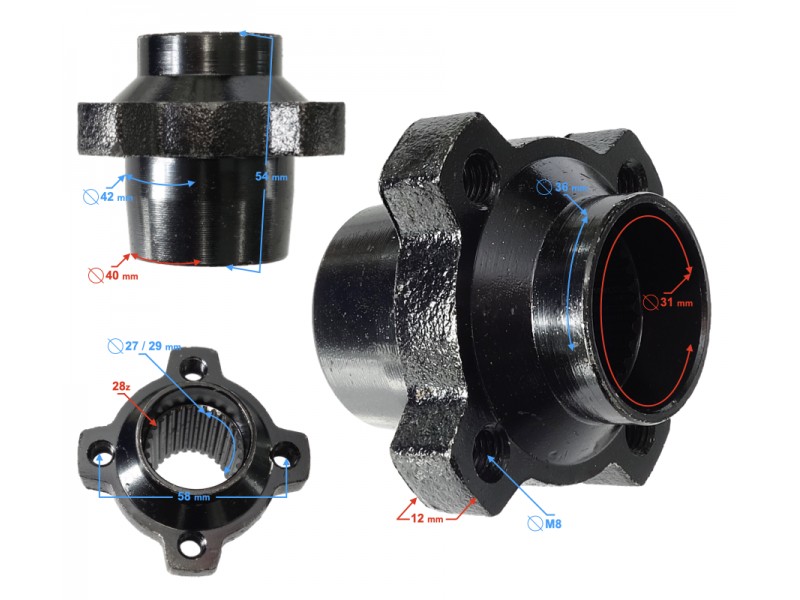 brake disc mounting Pentora