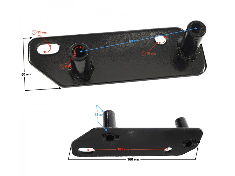 Muffler mounting Falcon 125 (E5)