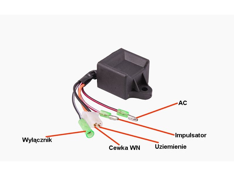 Ignition module for scooter scooter