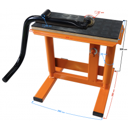 Stand Motorcycle Stand Cross + Rubber Orange Stand Motorcycle Stand Cross + Rubber Orange