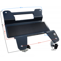 Motorcycle trolley with centre stand