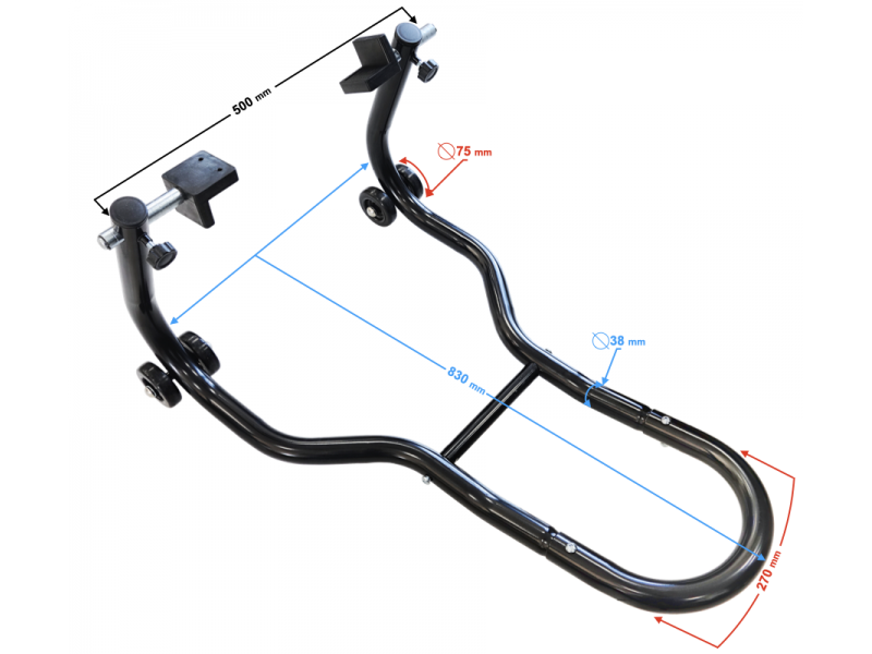 Motorcycle stand rear – universal swingarm