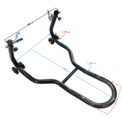 Motorcycle stand rear - rollers Motorcycle stand rear - rollers