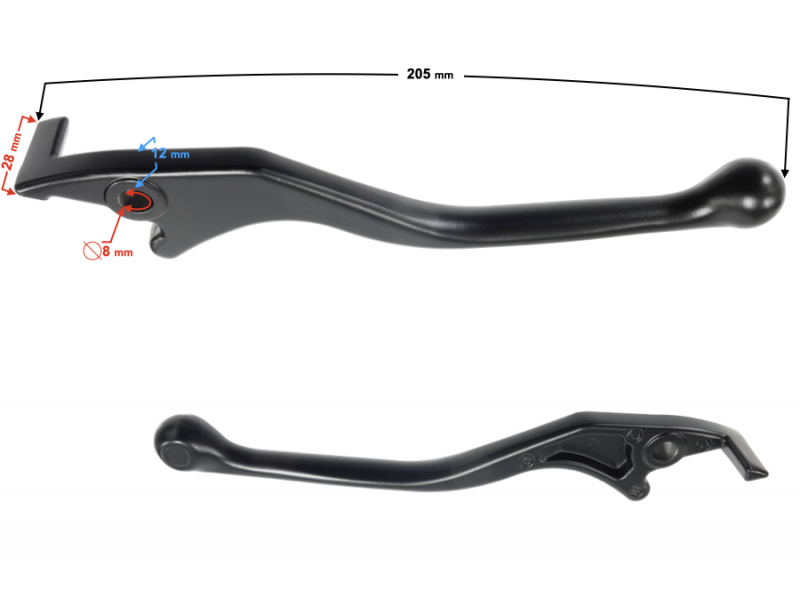 (WHOLESALE) VOGE 125R Brake Lever (271720234-0001)