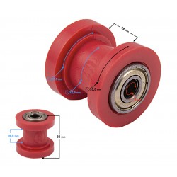 Timing tensioner pulley for ATV, red